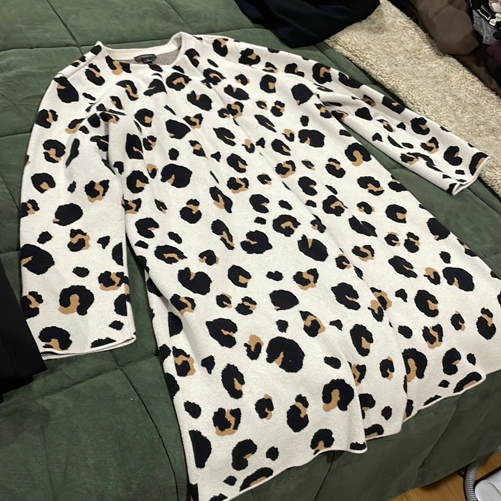 Ann Taylor leopard cardigan